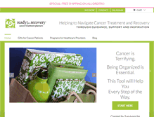 Tablet Screenshot of cancerplanners.com